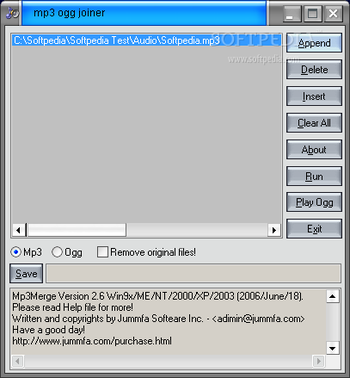 A1 Jummfa Mp3 Ogg Splitter Joiner screenshot 3