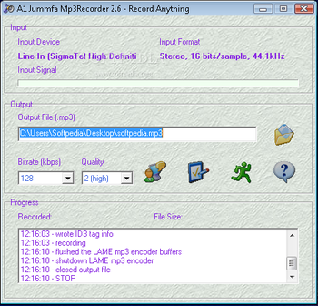A1 Jummfa Mp3Recorder screenshot