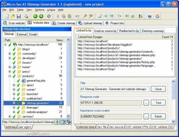 A1 Sitemap Generator screenshot 2