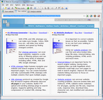 A1 Website Download screenshot 3