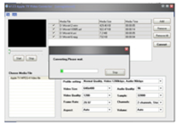 A123 Apple TV Video Converter screenshot
