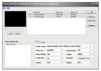 A123 AVI MPEG ASF MOV to WMV Converter screenshot 3