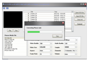 A123 DVD to AVI MPEG WMV MP4 MOV Ripper screenshot