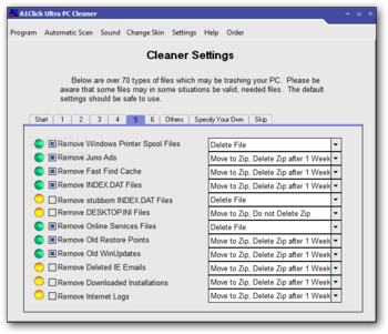 A1Click Ultra PC Cleaner screenshot 8