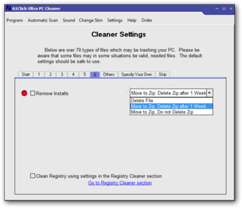 A1Click Ultra PC Cleaner screenshot 9