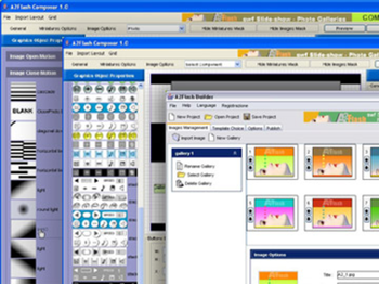 a2 flash slideshow editor screenshot