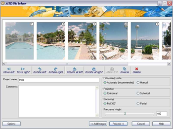 A3D Stitcher screenshot 2
