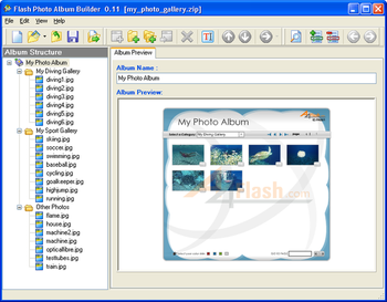 A4Desk Flash Photo Gallery Builder screenshot 2