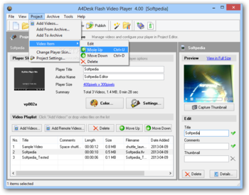 A4Desk Flash Video Player screenshot 2