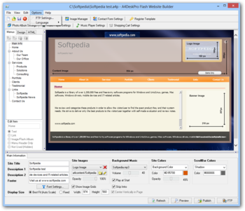 A4DeskPro Flash Website Builder screenshot 6