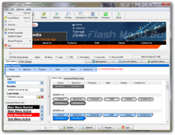 A4MenuBuilder screenshot 3