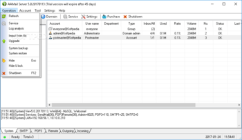 AA Mail Server screenshot 2