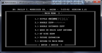 AA2KH Antenna Designer screenshot 2