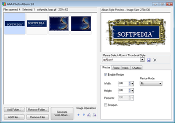 AAA Web Album screenshot
