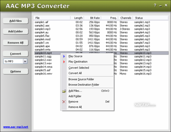 AAC MP3 Converter screenshot 2