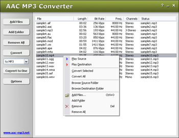 AAC MP3 Converter screenshot 3