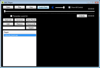 AAC Player screenshot
