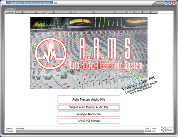 AAMS Auto Audio Mastering System screenshot