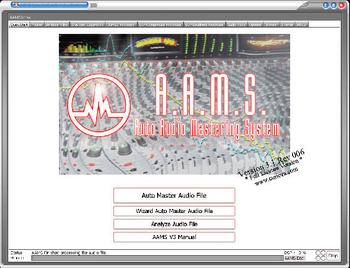 AAMS Auto Audio Mastering System screenshot 2