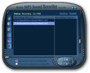 Aare MP3 Sound Recorder screenshot