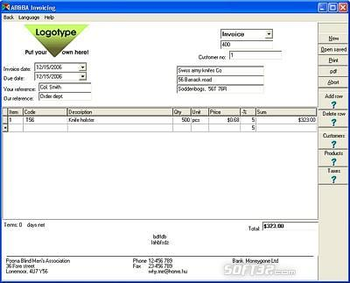 AB Invoicing screenshot 2