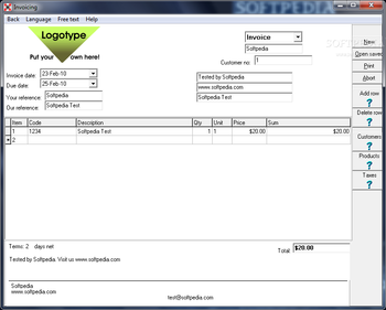 AB Invoicing screenshot 2