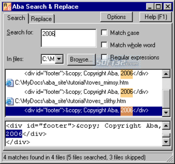Aba Search and Replace screenshot 4
