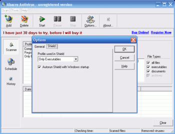Abacre Antivirus screenshot 2