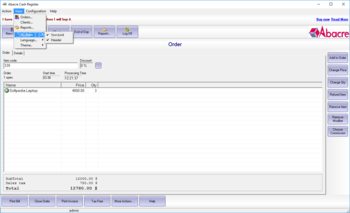 Abacre Cash Register screenshot 3