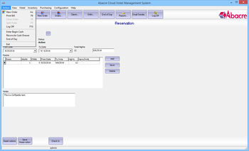 Abacre Cloud Hotel Management System screenshot 2
