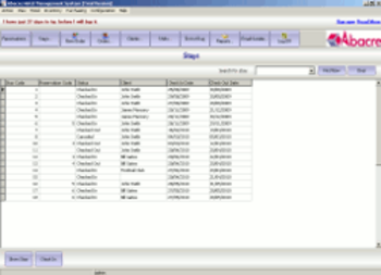 Abacre Hotel Management System screenshot