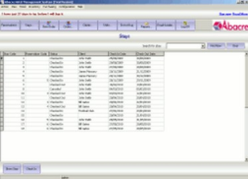 Abacre Hotel Management System screenshot