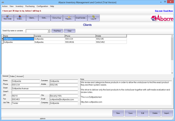 Abacre Inventory Management and Control screenshot