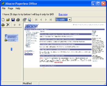 Abacre Paperless Office screenshot 2