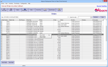 Abacre Restaurant Point of Sales screenshot 2