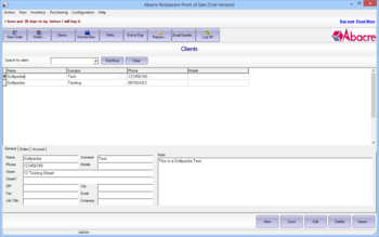 Abacre Restaurant Point of Sales screenshot 3