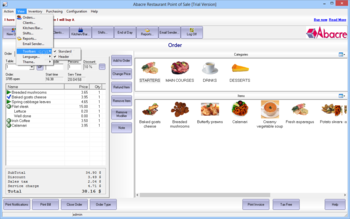 Abacre Restaurant Point of Sales screenshot 9