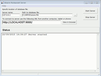 Abacre Restaurant Server screenshot
