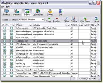 ABB PADSubmitter screenshot 2