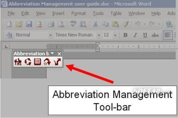 Abbreviation Management (Winword Plugin) screenshot 2