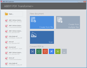 ABBYY PDF Transformer Plus screenshot 3
