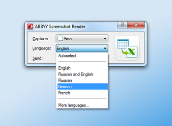 ABBYY Screenshot Reader screenshot