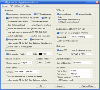 ABC Amber BlackBerry Converter screenshot 2
