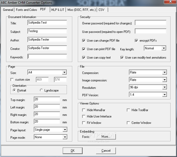 ABC Amber CHM Converter screenshot 5