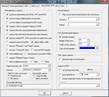 ABC Amber CHM Converter screenshot 6