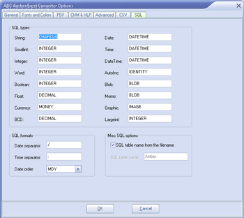 ABC Amber Excel Converter screenshot 5