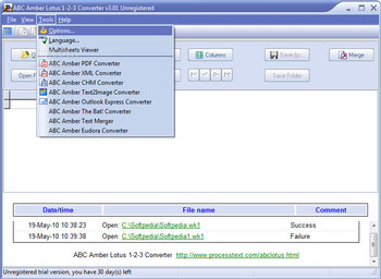 ABC Amber Lotus 1-2-3 Converter screenshot 2