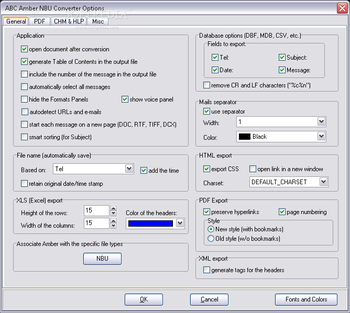 ABC Amber NBU Converter screenshot 2