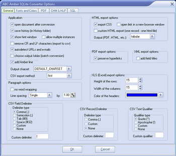 ABC Amber SQLite Converter screenshot 2