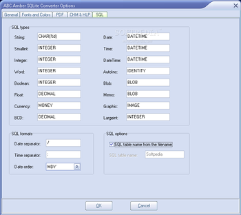 ABC Amber SQLite Converter screenshot 4